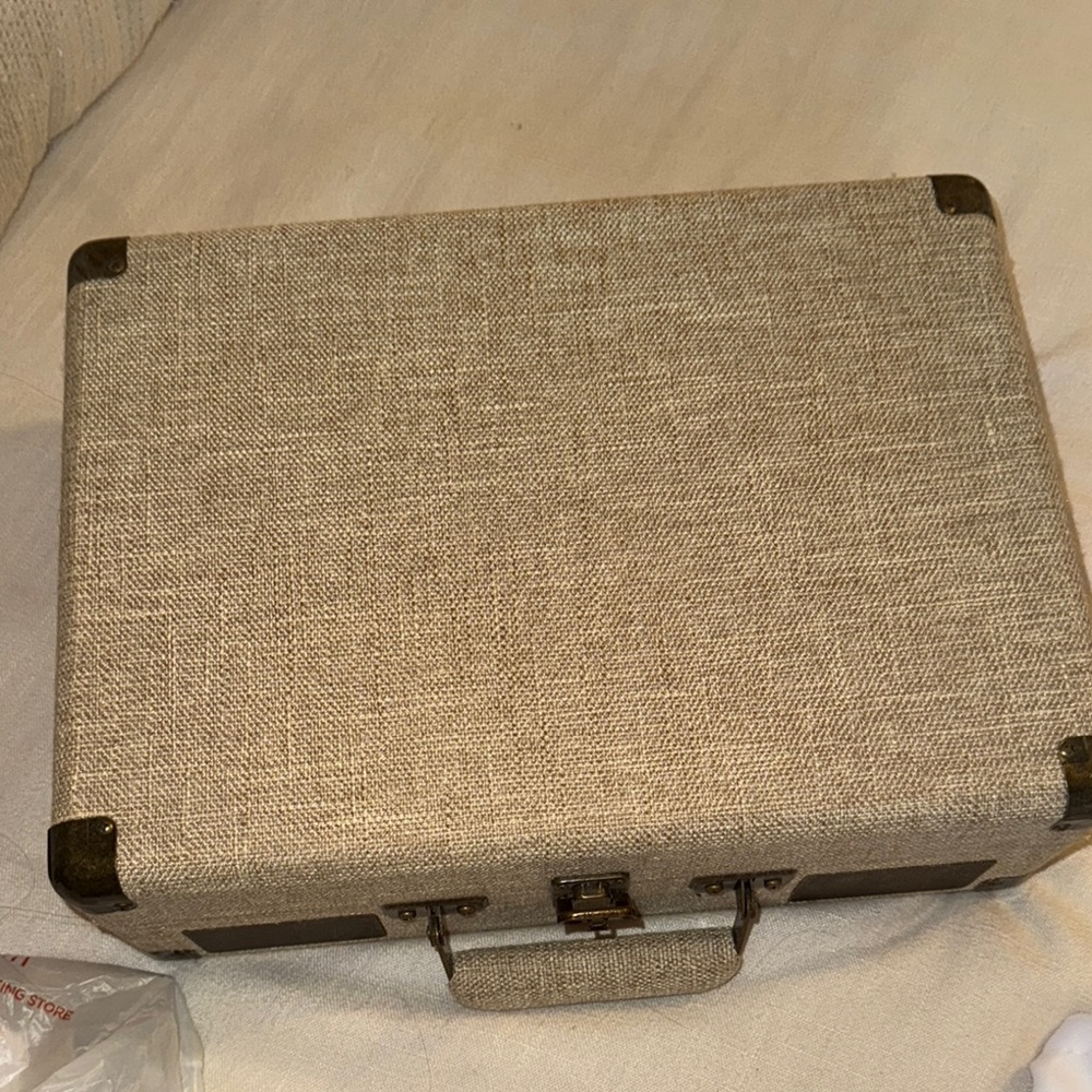 Tan Portable Record Player - Picture 2 of 2
